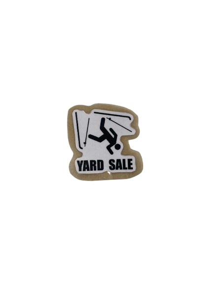 Yard Sale! Ski Sticker