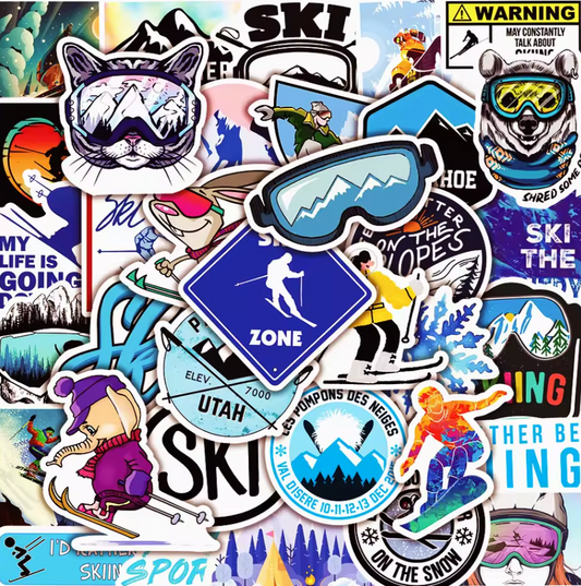 50pcs Ski Sticker