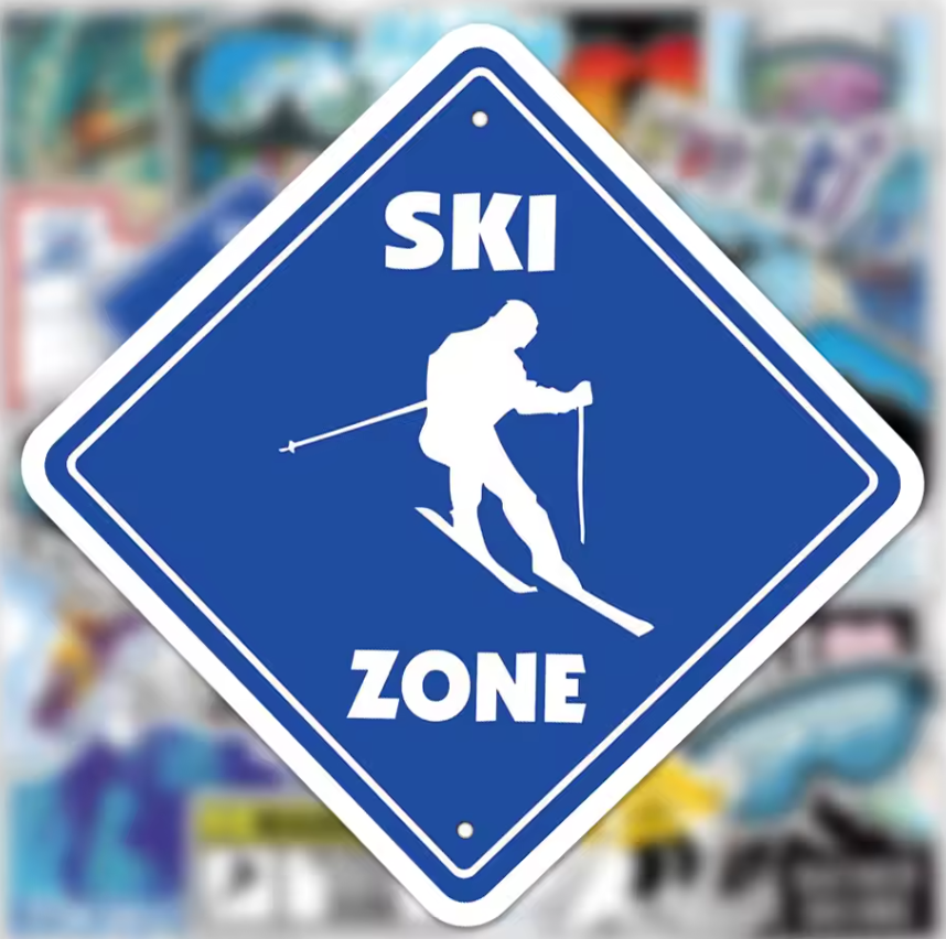 50pcs Ski Sticker